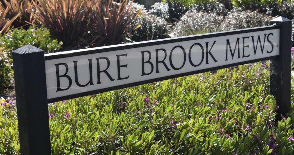 Bure brook Mews sign 945x500